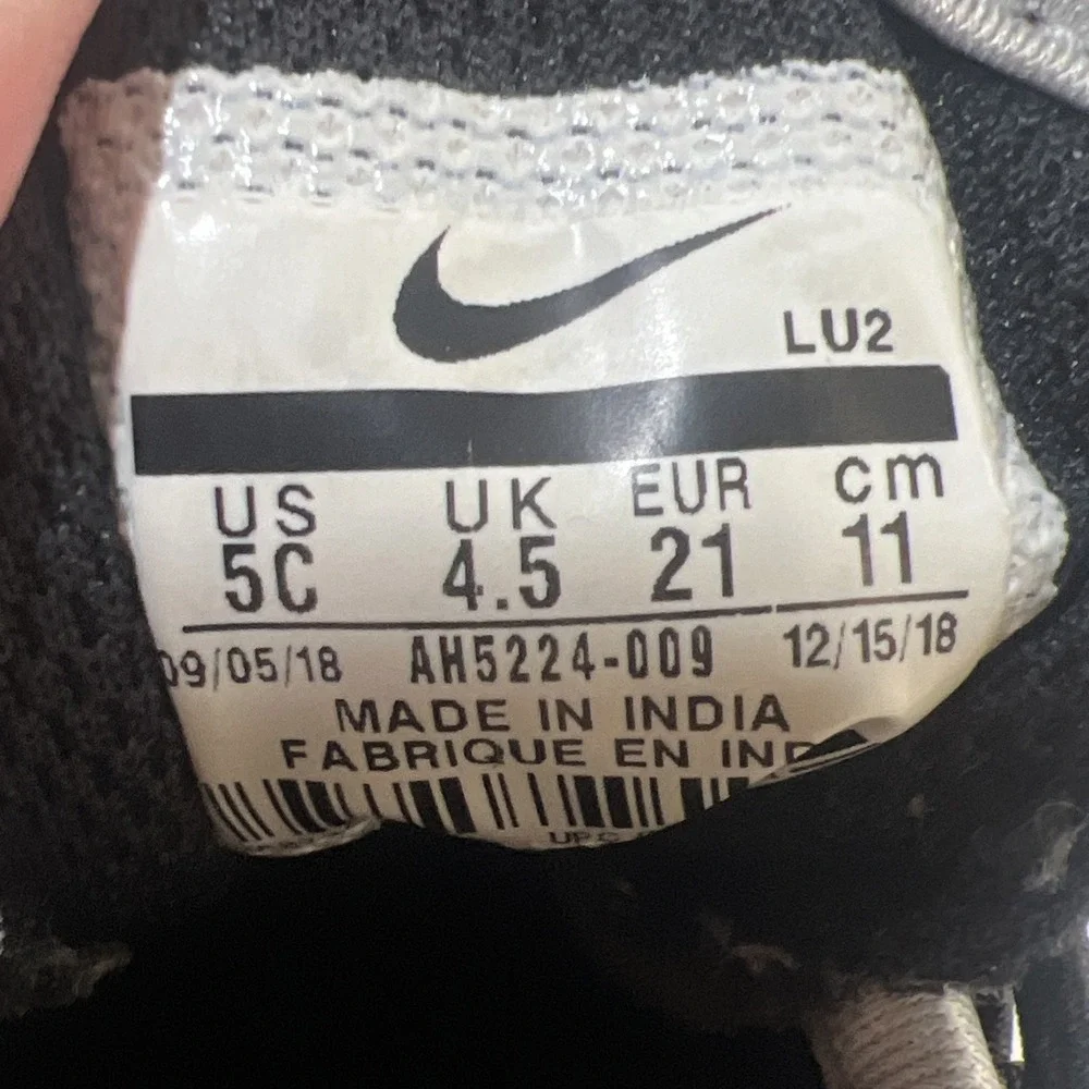 Nike Air Max‎ Axis Toddler Sneakers Black/Grey AH5224-009 Size 5 C - Picture 5 of 6